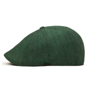 The 8-Panel Irish Boston Scally Cap - Green Herringbone - alternate image 8