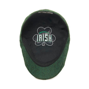 The 8-Panel Irish Boston Scally Cap - Green Herringbone - alternate image 3