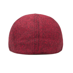 The Holiday Herringbone Peaky Boston Scally Cap - Red Herringbone - alternate image 6
