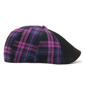 The Grim Reaper Head Boston Scally Cap - Shadow Plaid - alternate image 10