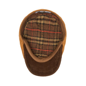 The Workhorse Insulated Baker Boy Boston Scally Cap - Tan Canvas - alternate image 4