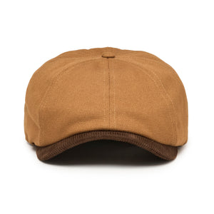 The Workhorse Insulated Baker Boy Boston Scally Cap - Tan Canvas - alternate image 6