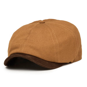 The Workhorse Insulated Baker Boy Boston Scally Cap - Tan Canvas - alternate image 5