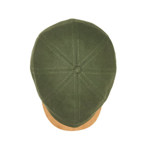 The Workhorse Insulated Baker Boy Boston Scally Cap - Green Canvas - alternate image 8