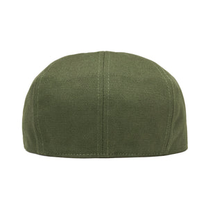 The Workhorse Insulated Baker Boy Boston Scally Cap - Green Canvas - alternate image 7