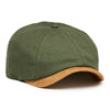 The Workhorse Insulated Baker Boy Boston Scally Cap - Green Canvas - featured image