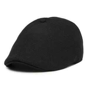 The Insulated Peaky Boston Scally Cap - Black Herringbone - alternate image 5
