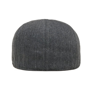 The Insulated Peaky Boston Scally Cap - Charcoal Herringbone - alternate image 7