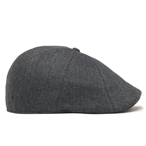 The Insulated Peaky Boston Scally Cap - Charcoal Herringbone - alternate image 10