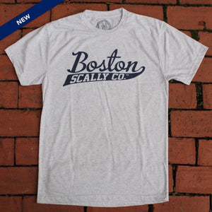 Boston Scally The Tee T-Shirt - Heather White - featured image