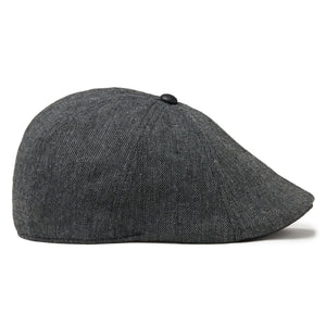 The Peaky Boston Scally Cap - Charcoal & Slate - alternate image 8