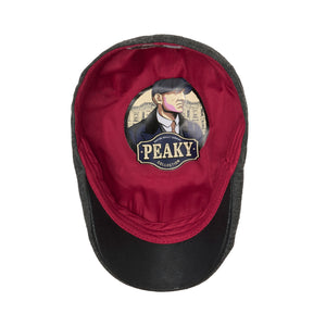 The Peaky Boston Scally Cap - Charcoal & Slate - alternate image 2