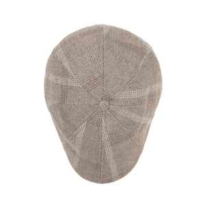 The Steel Rose Peaky Boston Scally Cap - Grey Plaid - alternate image 6
