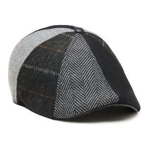 The Bootstrap Boston Scally Cap - Black & Grey Plaid - featured image
