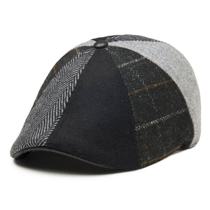 The Bootstrap Boston Scally Cap - Black & Grey Plaid - alternate image 3