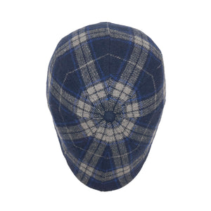 The Distillery Boston Scally Cap - Blue Mash Plaid - alternate image 6
