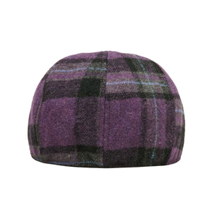 The Violet Rose Plaid Peaky Boston Scally Cap - Purple Plaid - alternate image 6