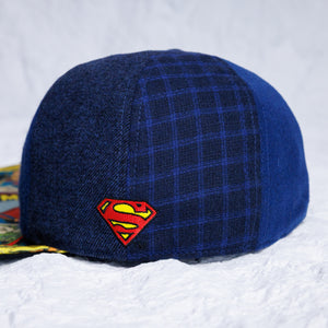 The Superman Boston Scally Cap - Metropolis Blue Patchwork - alternate image 16