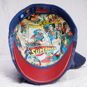 The Superman Boston Scally Cap - Metropolis Blue Patchwork - alternate image 14