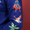 Boston Scally The Superman Icon Hoodie - Blue - alternate image 7