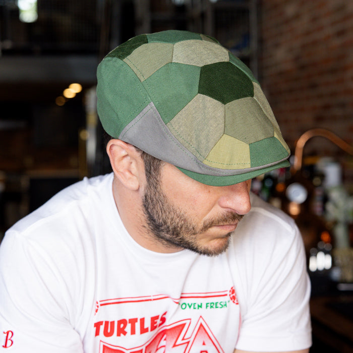 Teenage Mutant Ninja Turtles Boston Scally Cap - Turtle Shell Patchwork - alternate image