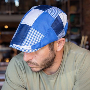 The Jockey Boston Scally Cap - Blue Patchwork - alternate image 2
