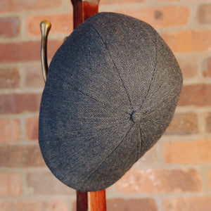 The Insulated Peaky Boston Scally Cap - Charcoal Herringbone - alternate image 11