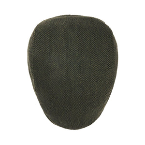 The Original Boston Scally Cap - Dark Olive Green Herringbone - alternate image 6