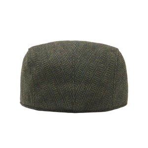 The Original Boston Scally Cap - Dark Olive Green Herringbone - alternate image 5