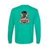 Boston Scally The Captain Long Sleeve Pocket Tee T-Shirt - Island Green - featured image