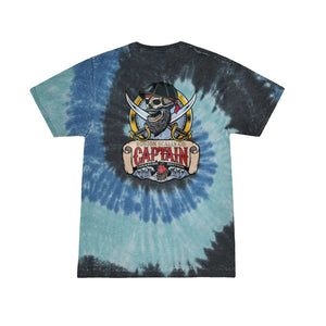 Boston Scally The Captain Treasure Edition Tee T-Shirt - Sea Tie Dye - alternate image 2