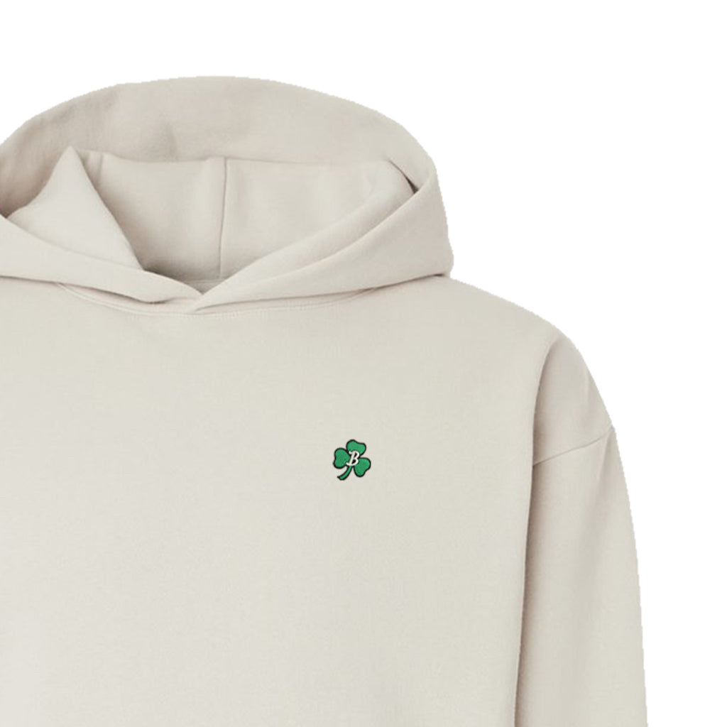 Boston Scally The Shamrock Hoodie - Ivory