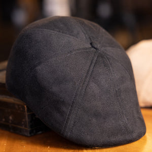 The Suede Peaky Boston Scally Cap - Black - alternate image 10