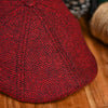 The Holiday Herringbone Peaky Boston Scally Cap - Red Herringbone - alternate image 12