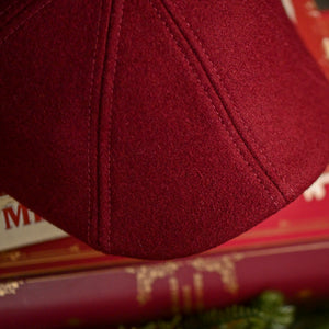 The Christmas Peaky Boston Scally Cap - Crimson - alternate image 8