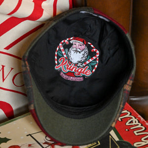 The Kringle Boston Scally Cap - Crimson & Green Plaid - alternate image 12