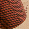 The Halloween Houndstooth Boston Scally Cap - Orange & Black - alternate image 10