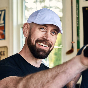 The Mesh Trucker Boston Scally Cap - White with White - alternate image 2