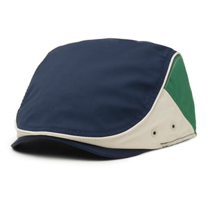 The Fairway Boston Scally Cap - Navy with Green - alternate image 4