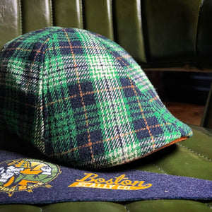 The Fighting Rock Boston Scally Cap - Green Plaid - alternate image 2