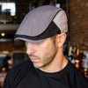 The Fairway Boston Scally Cap - Grey with Black - alternate image 2