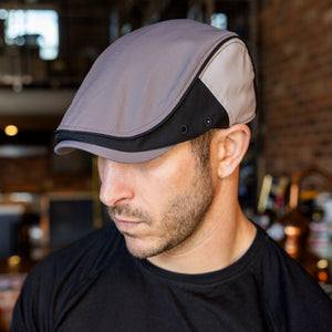 The Fairway Boston Scally Cap - Grey with Black - alternate image 2