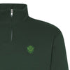 Boston Scally The Irish Rose 1/4 Zip-Up Pullover - Forest Green - alternate image 2