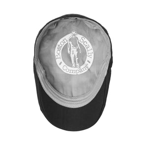 The Caddy Boston Scally Cap - Black - alternate image 2