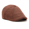 The Halloween Houndstooth Boston Scally Cap - Orange & Black - featured image