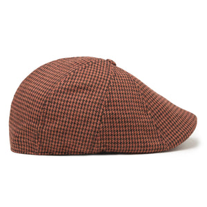 The Halloween Houndstooth Boston Scally Cap - Orange & Black - alternate image 9