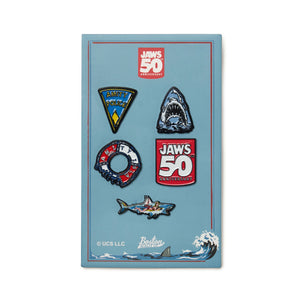 Boston Scally Jaws 50th Anniversary Pin Set - featured image