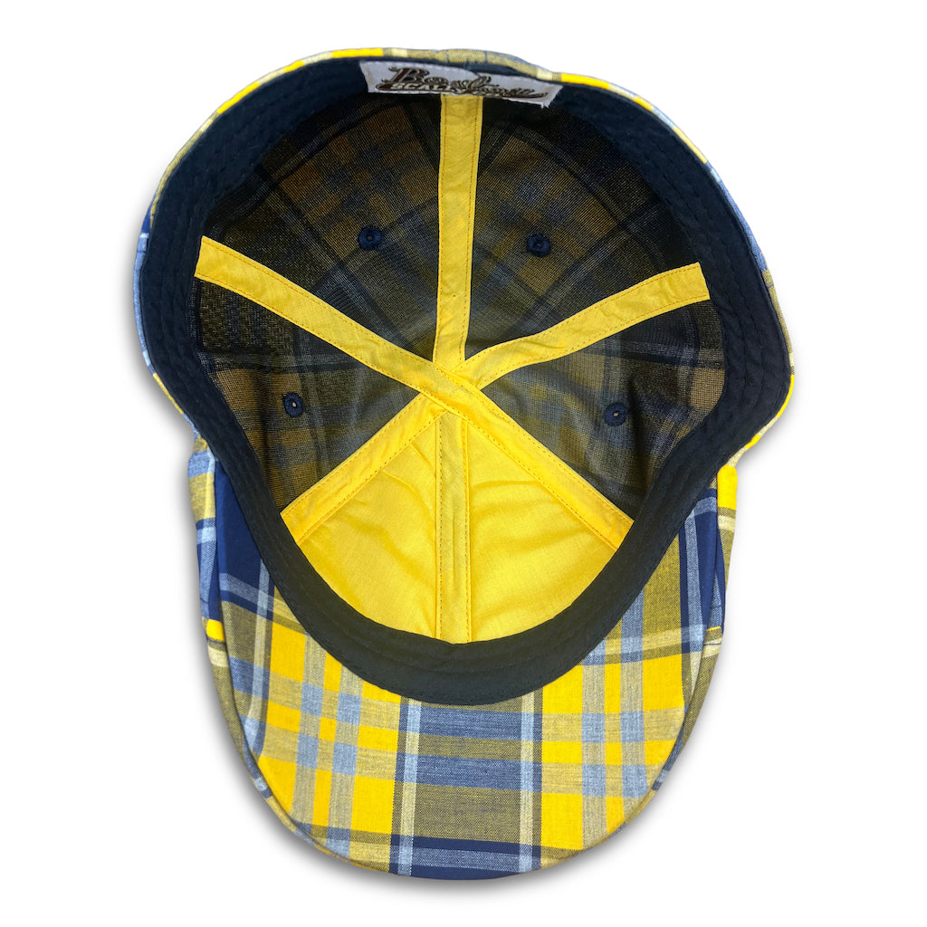 The Sweetwater Plaid Trainer Boston Scally Cap (Flat Cap) Goldwater