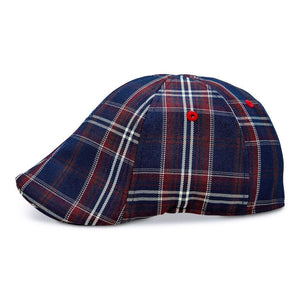 The Brave Boston Scally Cap - Navy Plaid - alternate image 7