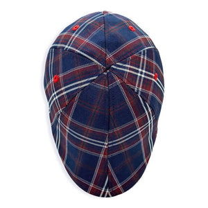 The Brave Boston Scally Cap - Navy Plaid - alternate image 5